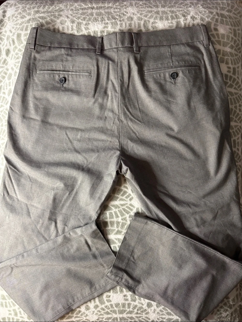 Bonobos Weekday Warrior Dress Pants Monday Grey Chino Trousers Men's 35x30